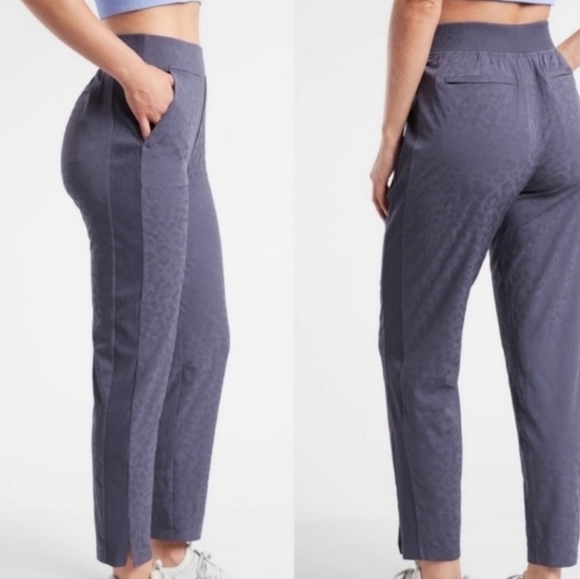Athleta Brooklyn Textured Ankle Pants 0 - Picture 1 of 10